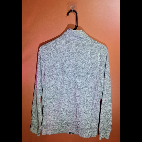 Gray Zip Up Sweater Long Sleeve Small - Sonoma - Picture 2 of 4